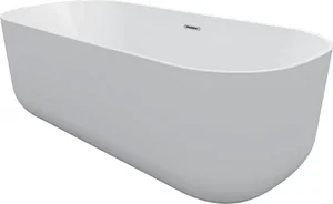 Sanipure Bali 0010013 One-Piece Bathtub with Panel, 80 × 170 cm, Elm (00100133501)