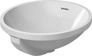 Duravit Architec Round Under-Counter Basin 046840, 43 cm, White - Pergamon