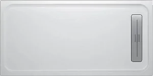 Sanipure Walden 0010060 Rectangular Shower Tray 80 × 180 cm, Pergamon