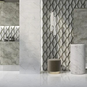 Cleopatra Catalina Laser-Cut Wall Ceramic, Second Choice, 30 × 60 cm, Glossy — Catalina Geometric Bathroom Mix