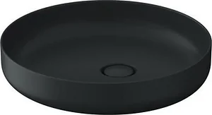 Duravit Vitrium 266146 Basin for Horizontal Surface without Mixer Hole 46 cm, Matte Black