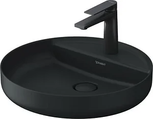 Duravit Vitram 266246 Countertop Basin with Mixer Hole 46 cm, Matte Black