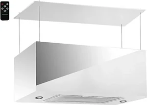 DIAMOND WHITE ISLAND90cm شفاط مطبخ تركى ,3 سرعات, اضاءة ليد قوة شفط 1000