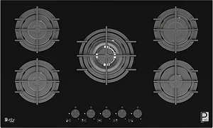 HPT911G – Gas Hob 5 Eyes Heavy Duty Grids