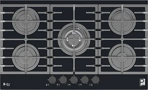 HPT906G – Gas Hob 5 Eyes Heavy Duty Grids