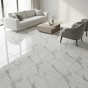 سيراميك ارضيات قطع ليزر بيراميدز S-1100 وايت فرز ثاني 59.5 × 59.5 سم