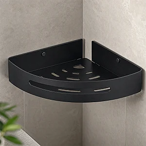 رف ركنة دريم DR-61B اسود مط استانلس ستيل
