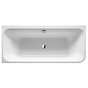 Duravit Happy D.2 One-Piece Bathtub 180 × 80 cm, Left Corner Panel, White