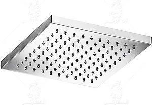 طاسة دش استانلس مقبل 1483A كروم لامع 20 × 20 سم مربعة