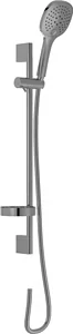 Duravit S99923012901 Shower Rail 65 cm with 3-Function Air Head, 160 cm Hose & Soap Dish