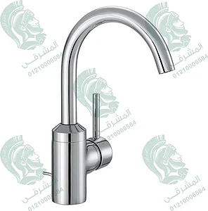 Kludi RAK Prime 12028 Tall Basin Mixer with Swivel Spout, Pop-up Waste & Overflow, Chrome