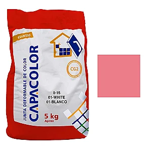 CAPACOLOR 0-15 E5K Grout for Ceramic & Porcelain, 15 Salmón - Salmon, Made in Spain