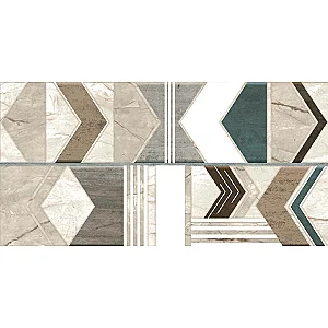 Regency Loria Mix Flat Laser-Cut Wall Ceramic, First Choice, 40 × 80 cm, Glossy