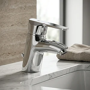 Genebre K8 Basin Mixer Glossy Chrome 60134284566, Spanish Import