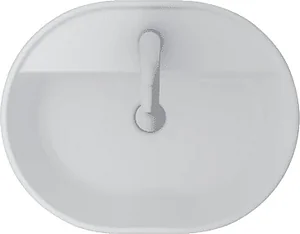 Countertop Basin 60 cm with Overflow and Mixer Hole, Pergamon