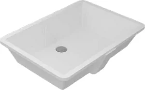 Sirius Under-Counter Basin, 50 cm, without Mixer Hole, White