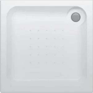 Simplicity Square Shower Tray 90 × 90 cm without Panel, White