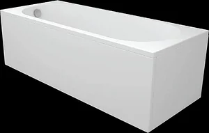Serena Bathtub 160 × 75 cm, White