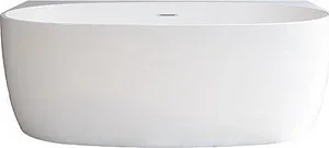 بانيو  170 × 90 بالجانب قطعة واحدة  فيجى ابيض