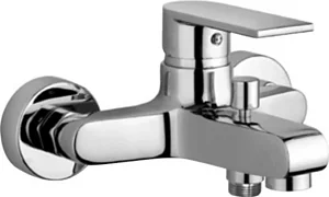 Duravit Modena MO5230000E10 Wall-Mounted Bath Mixer with Ceramic Cartridge and Water-Saving Regulator