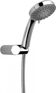 Duravit Shower Set: Adjustable Holder, 1-Spray Air Shower Head, 150 cm Hose, XX0710001E10