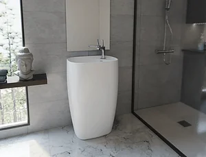 Sanipure Gardner Basin 56 × 44 × 88 cm, White