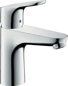 خلاط حوض 10 سم فوكاس 31607006 قلب سيراميك بالطابق والفايظ Color Chrome من هانز Grohe    