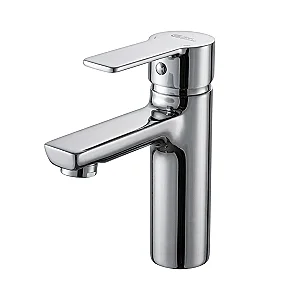 Global Standard Sky GS L 1070-ND-CP Basin Mixer, Glossy Chrome, Height 16 cm