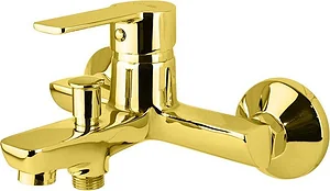 Global Standard Sky Bath Mixer GS L 1071 ND GP with Diverter, Glossy Gold