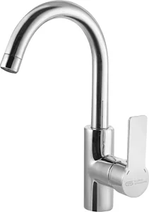 Sky Tall Basin Mixer Single Lever Round Swivel Spout without Pop-up Waste GSL 1076 - ND - CP, Chrome