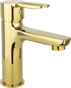 Open Sky Gold Short Single-Lever Basin Mixer without Pop-up Waste GSL 1080 -ND - GP