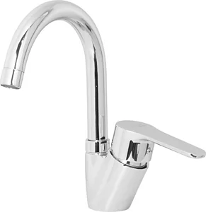 Global Standard Mira Plus Tall Basin Mixer GS L 1043 ND CP, 25 cm, Glossy Chrome