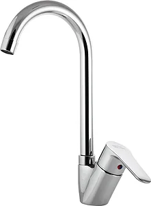 Global Standard Mira Plus GSL 1044 CP Pillar Kitchen Mixer, Chrome, Height 32 cm