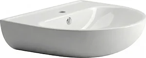Vega Basin 60 cm with Tap Hole, White