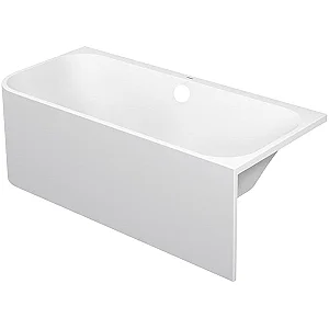 Duravit Happy D.2 One-Piece Bathtub, 180 × 80 cm, Right Corner Panel, White