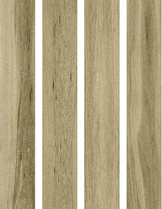 Art Classic Coffee Parquet Strip Floor Ceramic, Second Choice, Matte, 20 × 120 cm