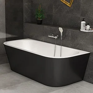 بانيو ديا قطعة واحدة 175 ×80 سم  أبيض × أسود  GA255V3 