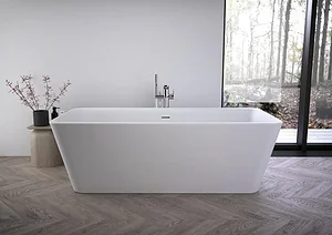 Tonic 2 One-Piece Bathtub 180 × 80 cm, White × Black, GA256V3