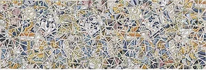 Gemma Barcelona Geometric Light Beige Wall Ceramic 20 × 60 cm, Third Choice, 1.68 Pack