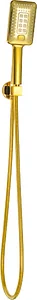 Global Standard Miral GSS 3520 - 2 GP Concealed Shower Head Set with Outlet, Gold, 2-Spray System with 150 cm Stainless Steel Hose