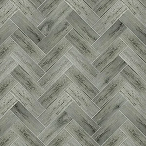 Art Laura Grey Parquet Ceramic Floor Tiles, Third Choice, 19 × 57 cm, Matte 1.41