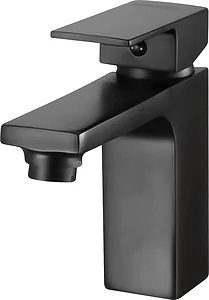 Global Standard Valencia Single Lever Basin Mixer without Pop-up Waste GSL-L1130 EBP, Black