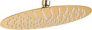 Global Standard Mira GSS 3550 GP Stainless Steel Circular Shower Tray 24.5 cm — Gold