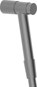 Gawad Brass Bidet Spray with Push Button, Anti-Twist Chromalux Hose and Holder GX-007304PVY, Grey