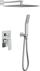 مجموعة دش دفن ايزى بوكس 2 مرحلة جواد  EBOX-00222 كروم