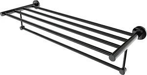 Gawad Fiorentina FIA 2004 B Stainless Steel Rectangular Towel Holder, 60 × 21 cm, Black