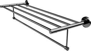 Gawad Fiorentina Gingray FIA 2004 PVY Rectangular Five-Bar Towel Holder, Grey Stainless Steel, 60 × 21 cm
