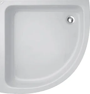 حمام قدم90×90 زوايه ايديال ابيض