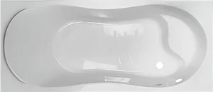 Dallas Bathtub 190 × 90 cm with Pillow and Seat, White