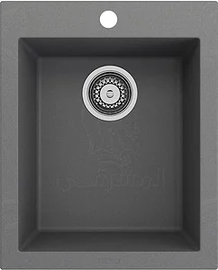 حوض مطبخ جرانيت هاي ستون HI 302 G جراي 41 × 50 سم بمجموعة الصرف 3 بوصة